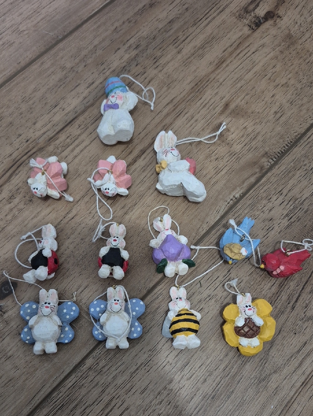 Eddie Walker Vintage Set Of 13 Easter Ornaments. Rare.